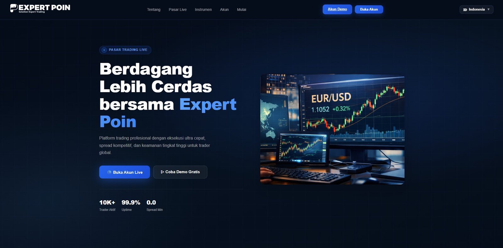 Website Bisnis & Platform Edukasi Profesional