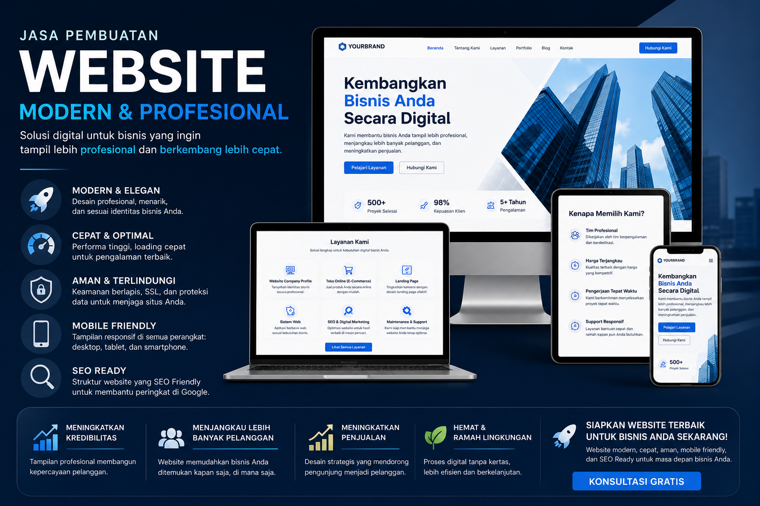 Wujudkan Website Profesional untuk Bisnis Anda (Konsultasi Gratis)